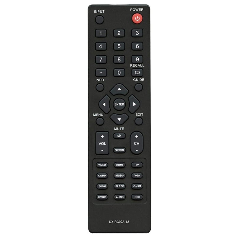Beyution New DX-RC01A-12 DX-RC02A-12 DX-RC01A-13 LCD LED TV Replaced Remote fit for DYNEX TV DX-46L262A12 DX-32L230A12; DX-46L260A12 DX-24L230A12 DX-19E220A12 DX-40L260A12 DX-15E220A12 DX-42E250A12 DX-37L200A12 DX-46L261A12 DX-19L200A12 DX-32L221A12 DX-32L200A12 DX-24L200A12 DX-32E250A12 DX-40L261A12 DX-32L200A12 - Image 2